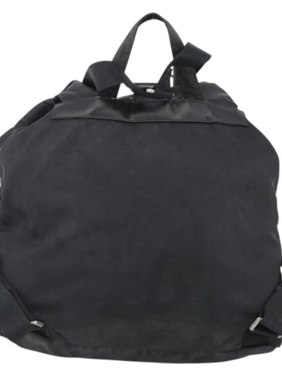 PRADA Backpack Nylon Silver Black Auth bs33518 main image 8